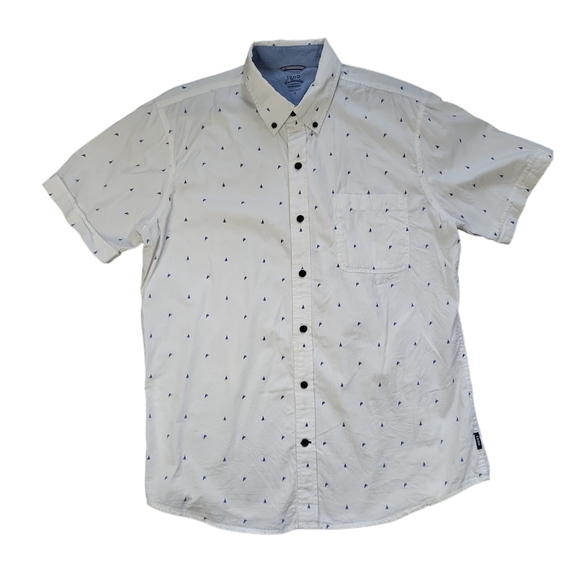 Izod Shirts Izod Mens Boat Beachy Print 0 Cotton Button Down Short
